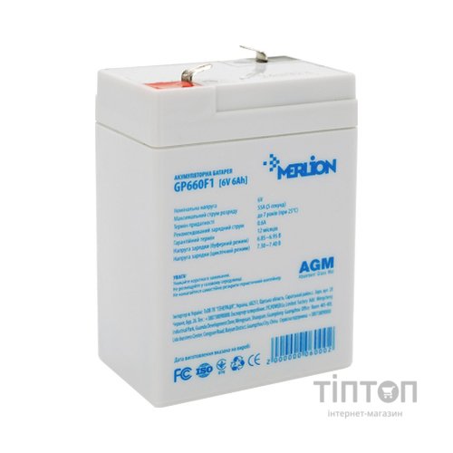 Батарея до ДБЖ Merlion 6V-6Ah (GP660F1)