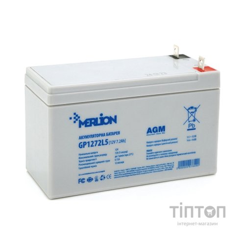 Батарея до ДБЖ Merlion GP1272L5 12V-7.2Ah (GP1272L5)