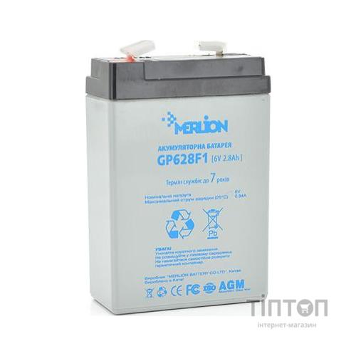Батарея до ДБЖ Merlion MERLION AGM GP628F1 6 V-2,8Ah (GP628F1)
