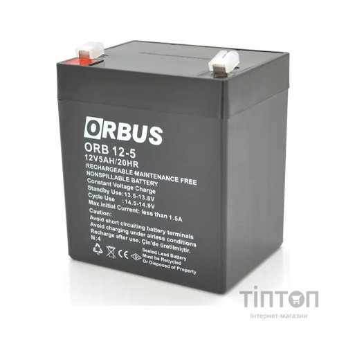 Батарея до ДБЖ Orbus 12V 5Ah AGM (ORB12-5)