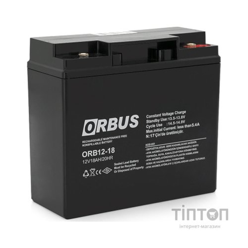 Батарея до ДБЖ Orbus ORB1218 AGM 12V 18Ah (ORB1218)