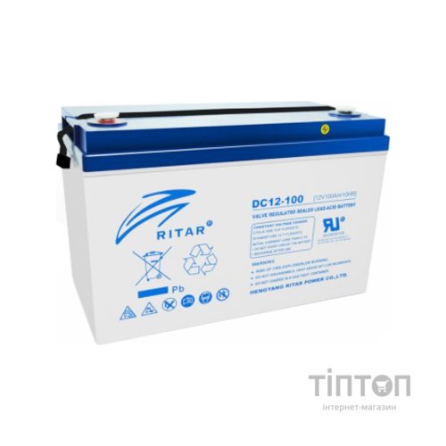 Батарея до ДБЖ Ritar 12V-100Ah (RA12-100S)