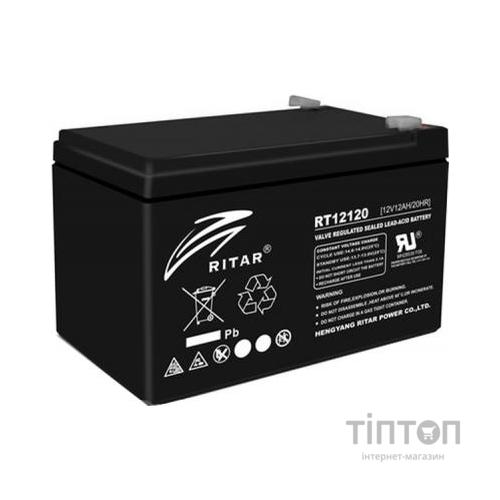 Батарея до ДБЖ Ritar AGM RT12120B, 12V-12Ah (RT12120B)