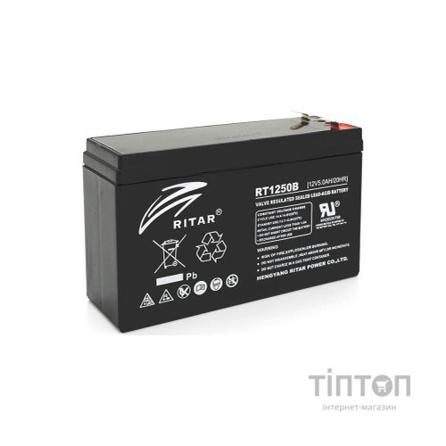 Батарея до ДБЖ Ritar AGM RT1250B, 12V-5Ah (RT1250B)