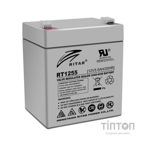 Батарея до ДБЖ Ritar AGM RT1255, 12V-5.5Ah (RT1255)