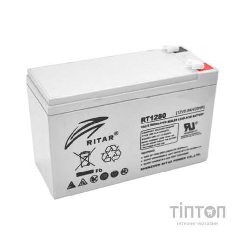 Батарея до ДБЖ Ritar AGM RT1280B, 12V-8Ah (RT1280B)