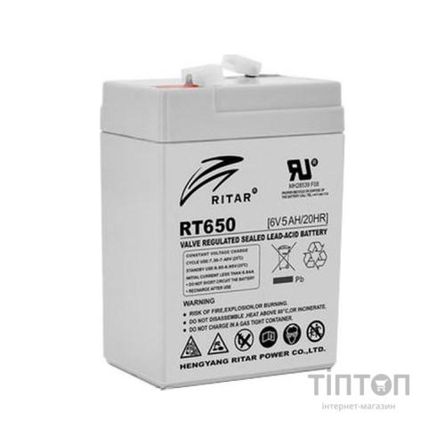 Батарея до ДБЖ Ritar AGM RT650, 6V-5Ah (RT650)