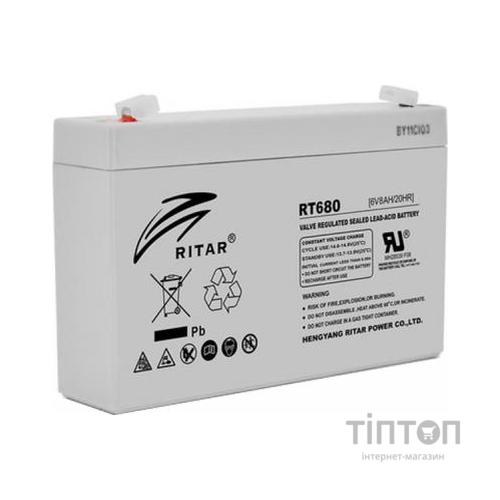Батарея до ДБЖ Ritar AGM RT680, 6V-8Ah (RT680)