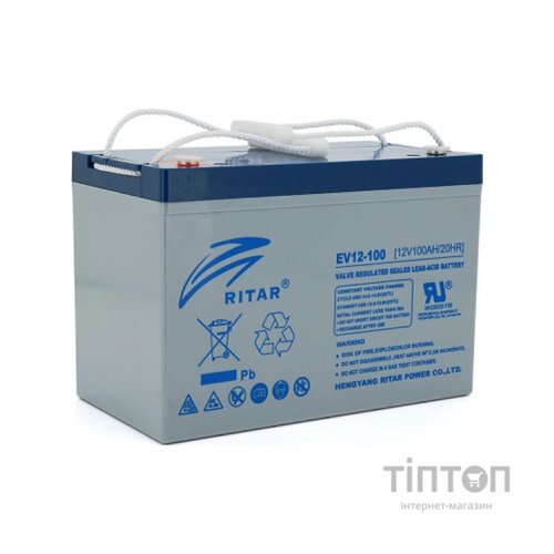 Батарея до ДБЖ Ritar EV12-100, 12V 100Ah (EV12-100)