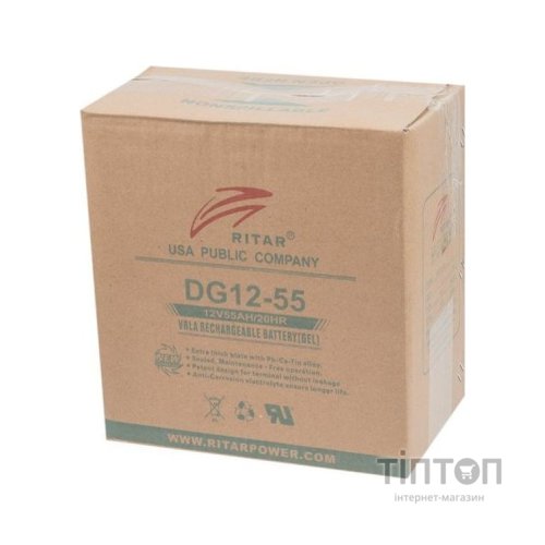 Батарея до ДБЖ Ritar GEL DG12-55 12V-55Ah (DG12-55)