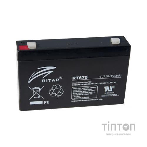 Батарея до ДБЖ Ritar RT670, 6V-7.0Ah (RT670)