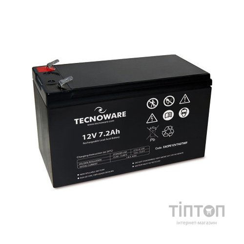 Батарея до ДБЖ TECNOWARE 12V-7.2Ah (EACPE12V7A2TWP)