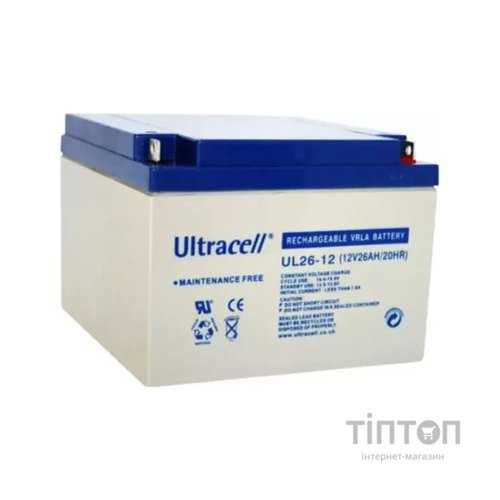 Батарея до ДБЖ Ultracell 12V-26Ah, AGM (UL26-12)