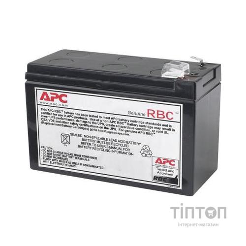 Батарея до ПБЖ APC Replacement Battery Cartridge #110 (RBC110)