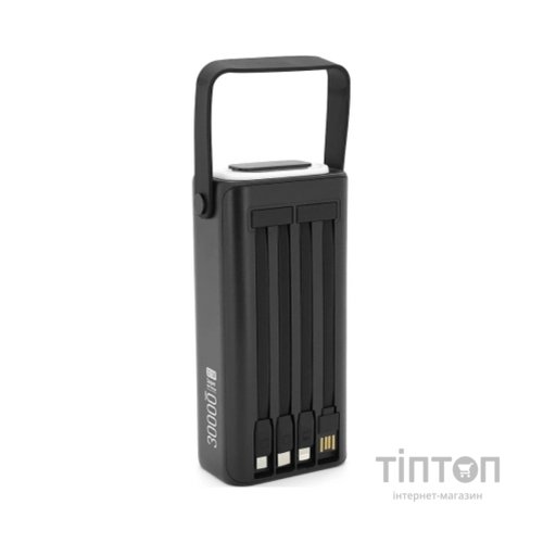 Батарея універсальна ACL 30000mAh, 22.5W, USB/Micro/Type-C/Lighting, Flashlight (PW-112)