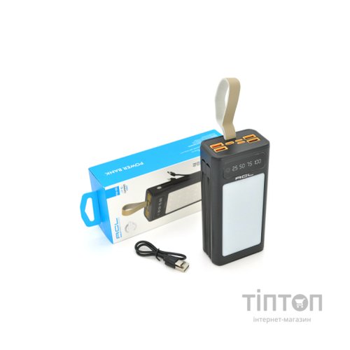 Батарея універсальна ACL 30000mAh, LIGHTER, Type-C + Lighting, Black (PW-85B)