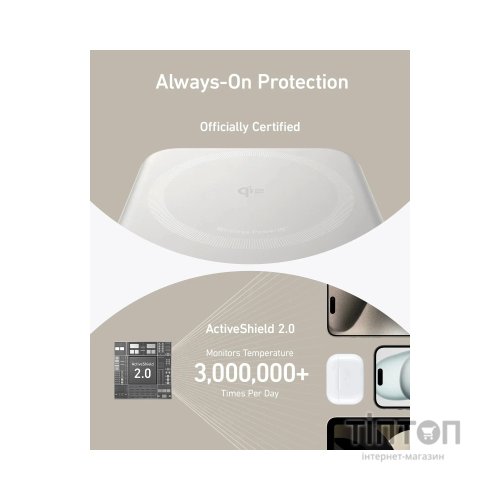 Батарея універсальна Anker 10000mAh MagGo Qi2/15W, PD, 27W, USB-C, white (A1654G21)