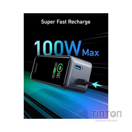 Батарея універсальна Anker 20000mAh Prime 200W PD Black (A1336011)