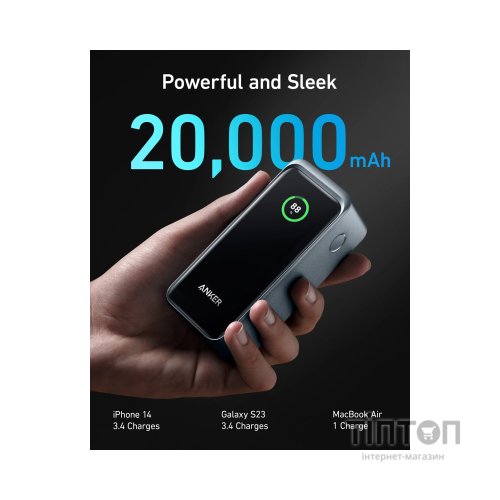 Батарея універсальна Anker 20000mAh Prime 200W PD Black (A1336011)