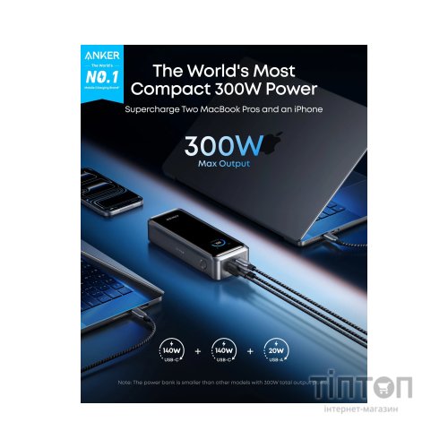 Батарея універсальна Anker 26000mAh Prime 300W PD Black (A110AH11)