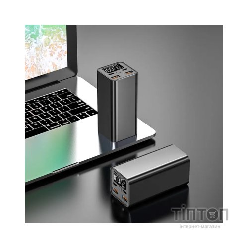 Батарея універсальна Atria 20000mAh, 65W, PD2.0, QC (WPD-65)