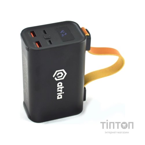 Батарея універсальна Atria 30000mAh, 130W, USB-C laptop/phone (WPD-130)