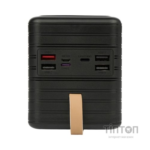 Батарея універсальна AURA NRG-P100 100000mAh 22.5W Black (PBANRG-P100B)