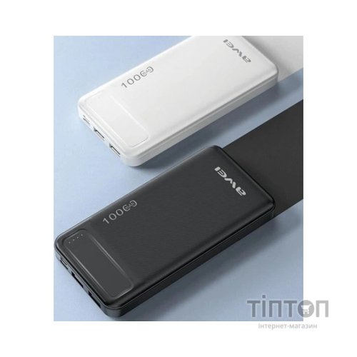 Батарея універсальна AWEI 10000mAh P5K, 10W, Black (6954284094009)