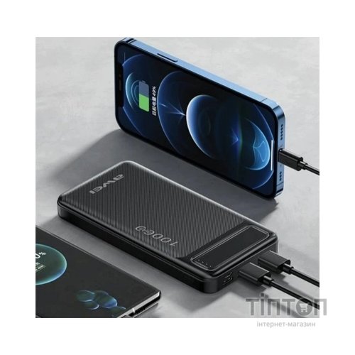 Батарея універсальна AWEI 10000mAh P5K, 10W, Black (6954284094009)