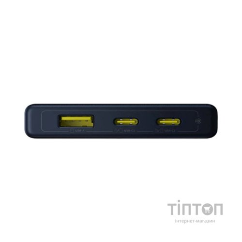 Батарея універсальна Baseus 10000mAh PicoGo 20W PD, QC, USB-A, 2*USB-C, Black (P10076801123-00)