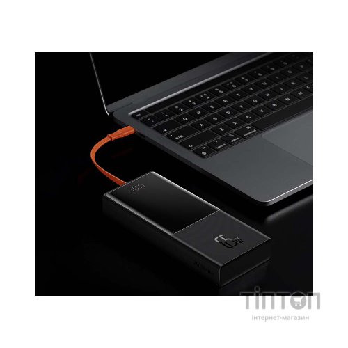 Батарея універсальна Baseus 20000mAh, PD/65W, QC/3.0, USB-C, 2*USB-A (PPJL000001)