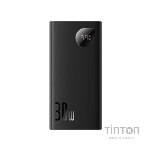 Батарея універсальна Baseus Adaman2 10000mAh 30W, PD, QC, SCP, Black (PPAD040001)