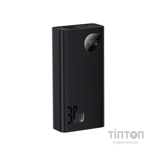 Батарея універсальна Baseus Adaman2 10000mAh 30W, PD, QC, SCP, Black (PPAD040001)
