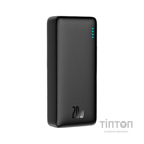 Батарея універсальна Baseus Airpow 20000mAh 20W PD/3.0, QC/3.0, black (P10022804113-00)