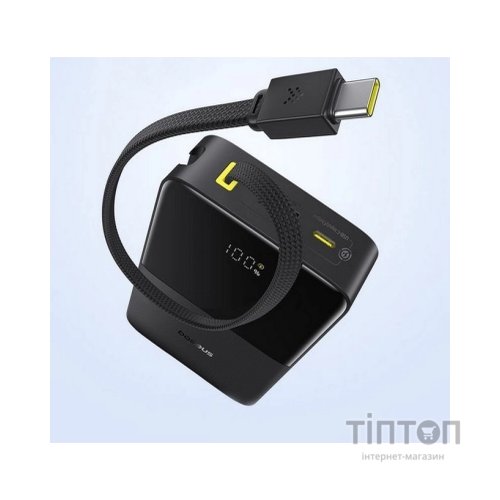 Батарея універсальна Baseus EnerFill FC51 Bipow2 Pro 20000mAh 22,5W build-in cable USB-C black (E0027701)