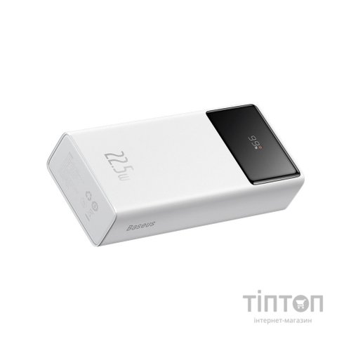 Батарея універсальна Baseus EnerFill FP41 30000MAh 22,5W PD QC White (E0027K01)