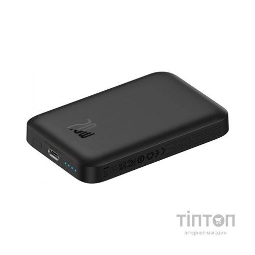 Батарея універсальна Baseus Magnetic Wireless Mini Air 6000mAh 20W PD, QC, Qi-15W, Black (P10059002113-00)
