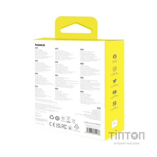 Батарея універсальна Baseus Magnetic Wireless Mini Air 6000mAh 20W PD, QC, Qi-15W, Black (P10059002113-00)