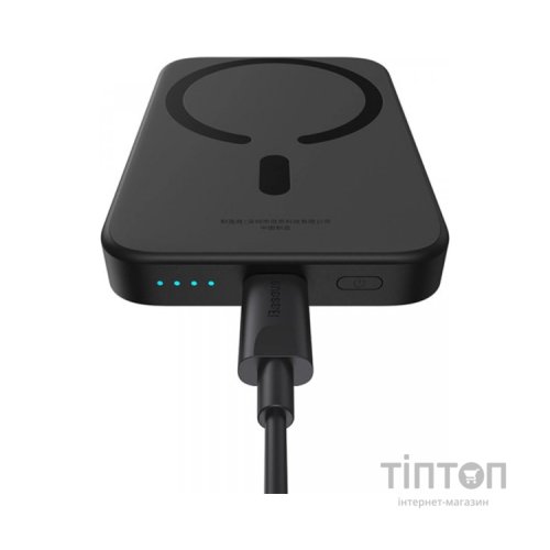 Батарея універсальна Baseus Magnetic Wireless Mini Air 6000mAh 20W PD, QC, Qi-15W, Black (P10059002113-00)