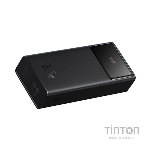 Батарея універсальна Baseus Star Lord Display 30000mAh 22.5W QC/3.0 PD/3.0 Black (PPXJ080101)