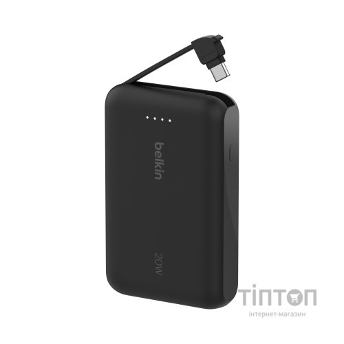 Батарея універсальна Belkin 10000mAh, 20W, USB-C, Black (BPB021HQBK)