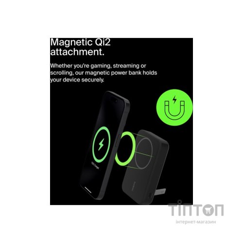 Батарея універсальна Belkin 10000mAh MagSafe Wireless Qi2 Black (BPD008BTBK)