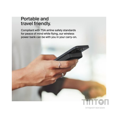 Батарея універсальна Belkin 10000mAh MagSafe Wireless Qi2 Black (BPD008BTBK)