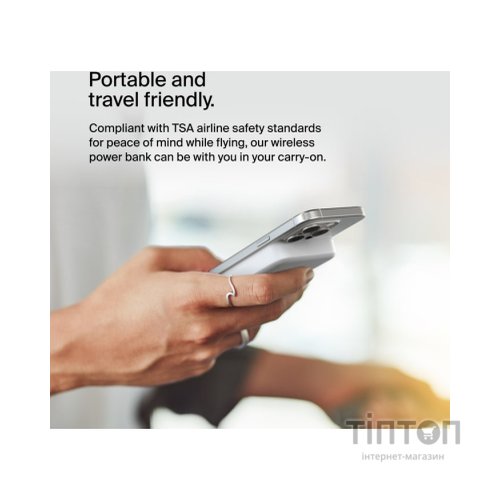 Батарея універсальна Belkin 10000mAh MagSafe Wireless Qi2 White (BPD008BTWH)