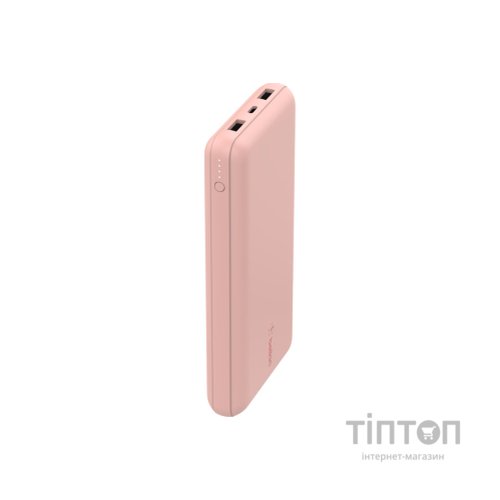 Батарея універсальна Belkin 20000mAh 15W, Dual USB-A, USB-C Rose Gold (BPB012BTRG)