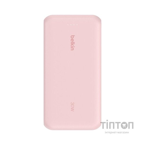 Батарея універсальна Belkin 20000mAh, 30W USB-C Pink (BPB024HQPK)