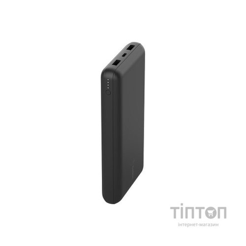 Батарея універсальна Belkin 20000mAh, USB-C, 2*USB-A, 3A, 6" USB-A to USB-C cable, Black (BPB012BTBK)