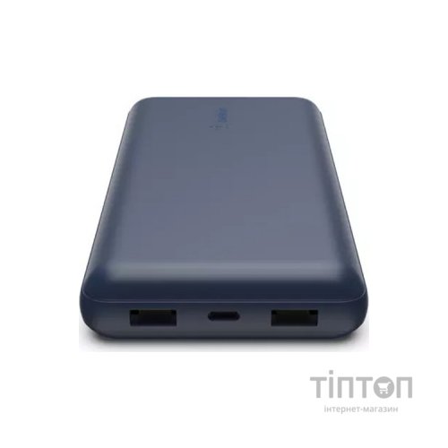 Батарея універсальна Belkin 20000mAh, USB-C, USB-C, 2*USB-A, 3A, Blue (BPB012BTBL)