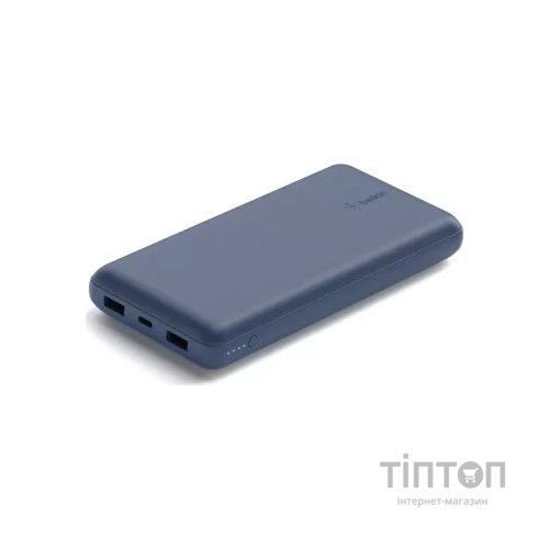 Батарея універсальна Belkin 20000mAh, USB-C, USB-C, 2*USB-A, 3A, Blue (BPB012BTBL)