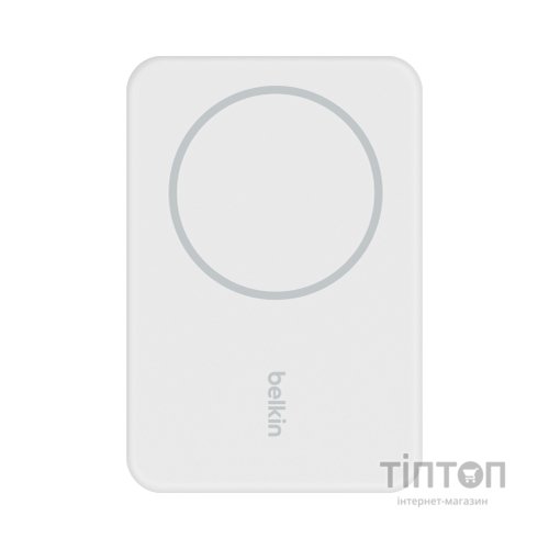 Батарея універсальна Belkin 5000mAh MagSafe Wireless White (BPD004BTWT)